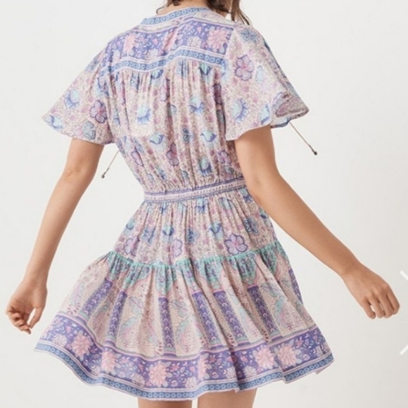 Spell designs poinciana playdress lilac wild thing lavender mini dress xxs play - Picture 9 of 16